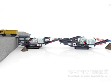 Crawler Type Mobile Jaw + Cone Crusher Plant