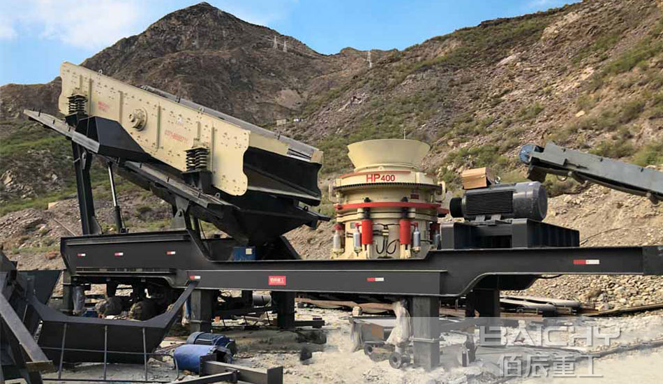 300tph mobile sand making plant in China