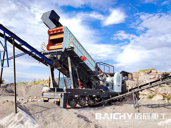 mobile stone crusher 100tph