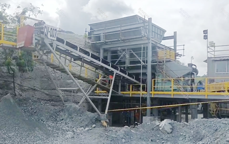 200 tph Granite Crushing Plant in Indonesia