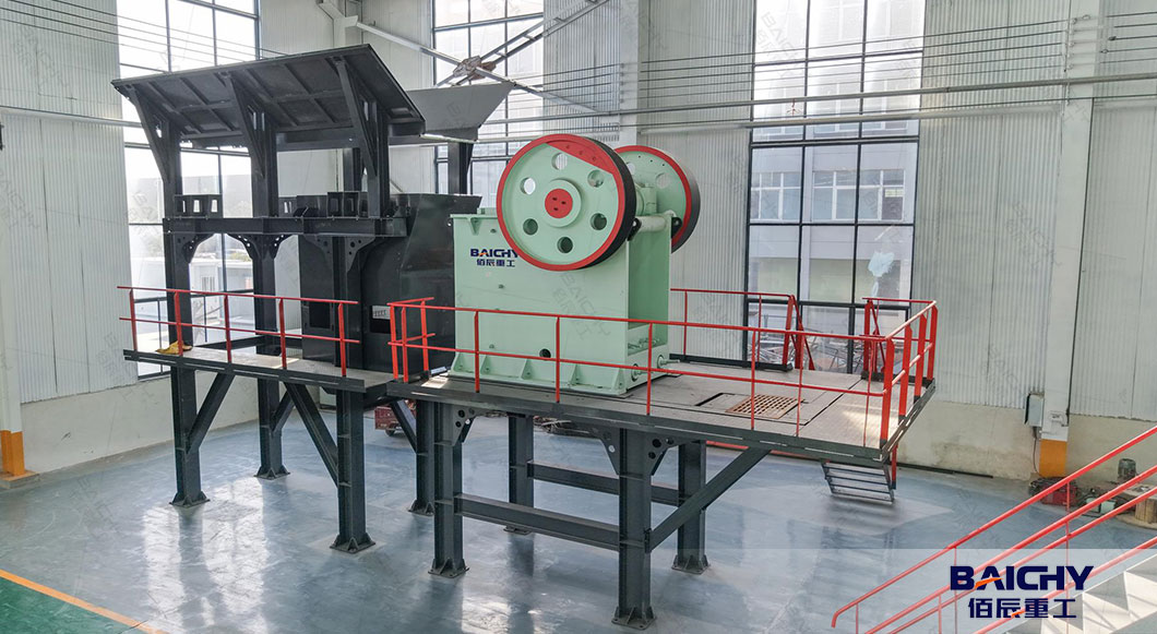 jaw-crusher-integrated-steel-structure-frame