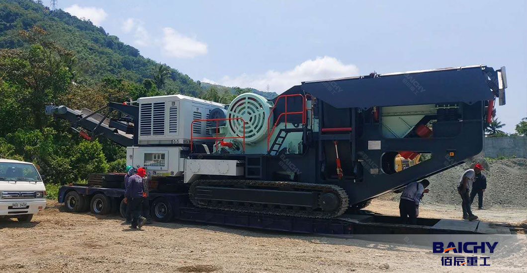 Baichy Crawler Mobile Jaw Crusher YMC96 Successfully Arrives in Southeast Asia