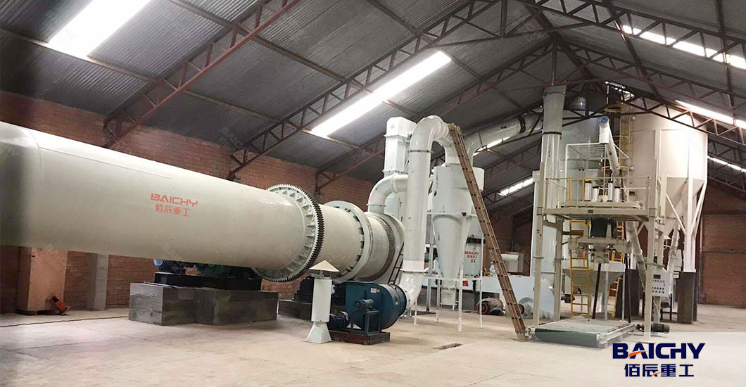 5-8 T/H Gypsum Powder Production Line in Bolivia