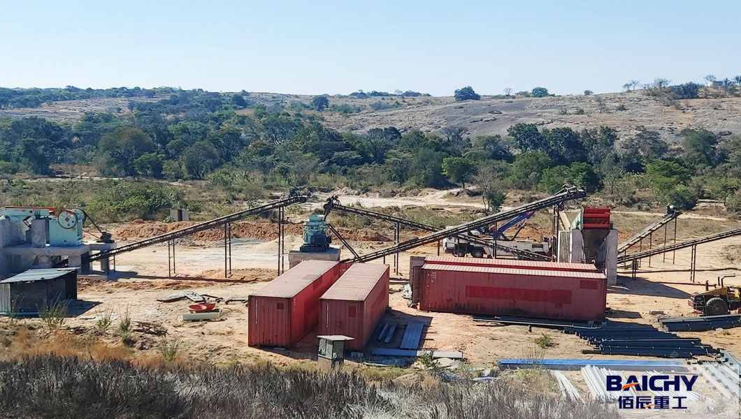 150-200 Tph Stationary Basalt Crushing Plant