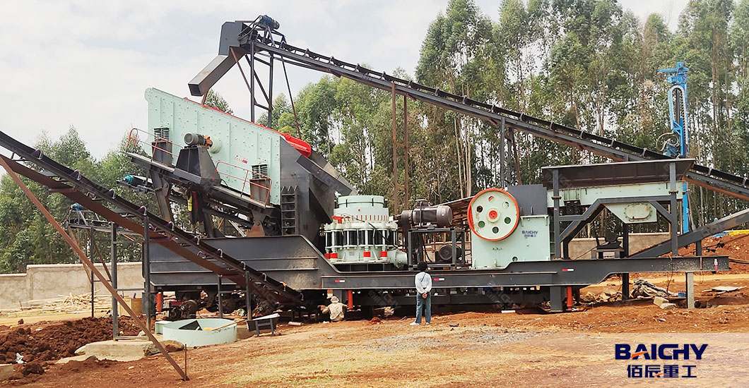 Baichy mobile stone crusher in Mexico.jpg