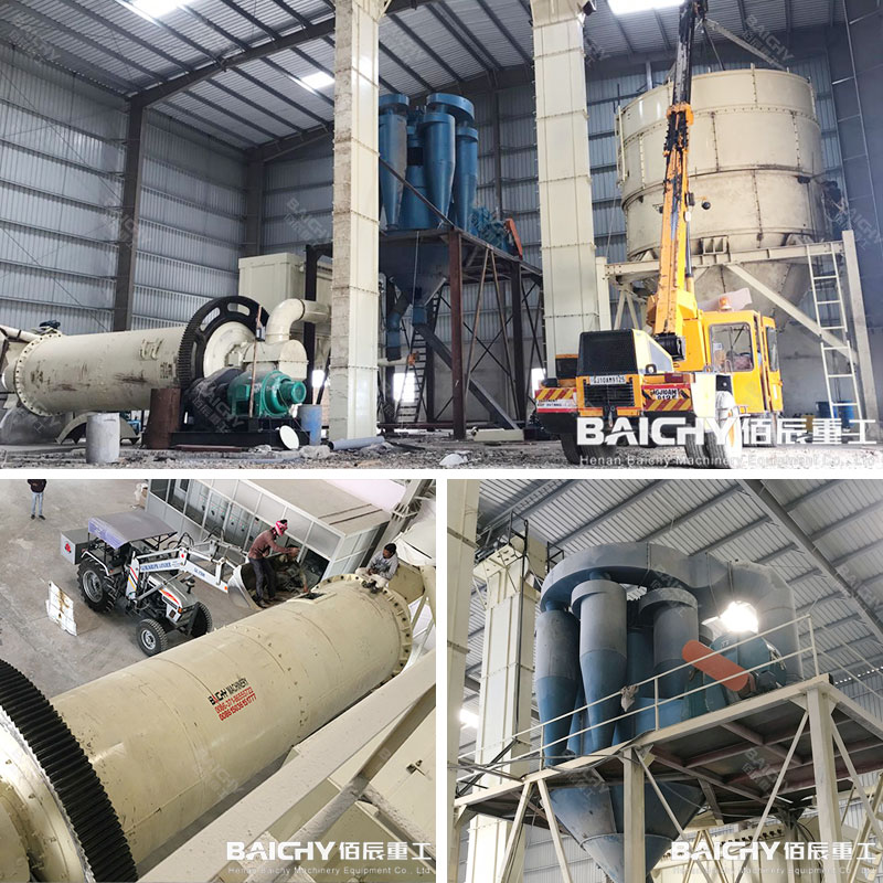 feldspar grinding mill plant site in India
