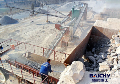 What size stone can a stone crusher process?