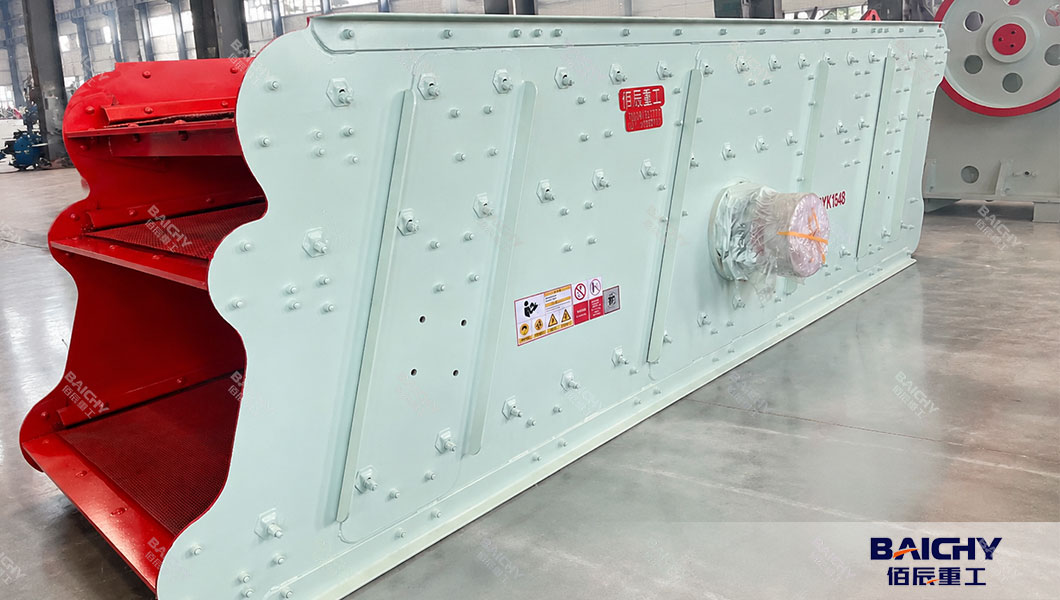 High-Efficiency YK Series 3 Deck Vibrating Screen For Aggregate Classification