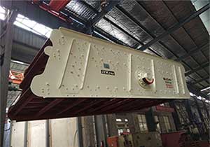 Vibrating screen in stone crusher plant
