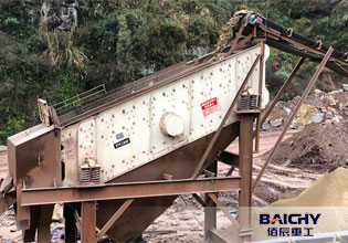 Vibrating screen for stone crusher