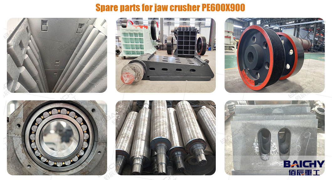 jaw crusher PE600X900 spare parts