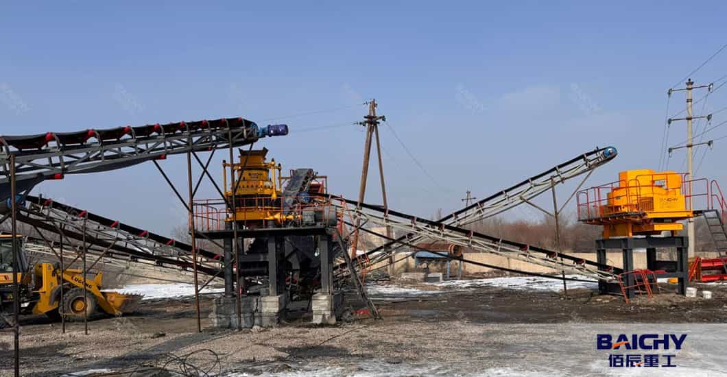 closed circuit cone crusher site