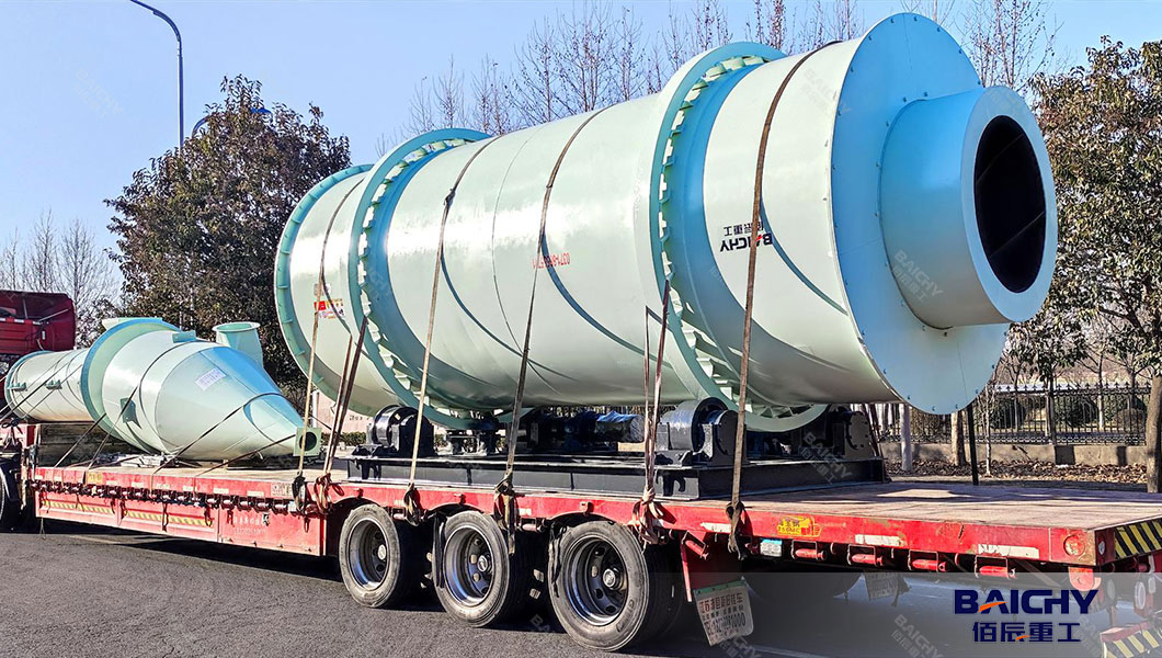 Three Cylinder Rotary Dryer Sand Drying Plant for Producing Dry Sand