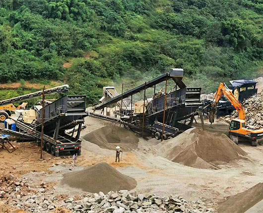 mobile VSI sand making plant