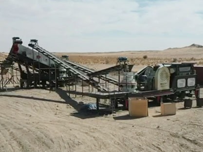 mobile crush and screen plant