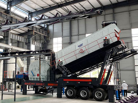 mobile impact crusher plant