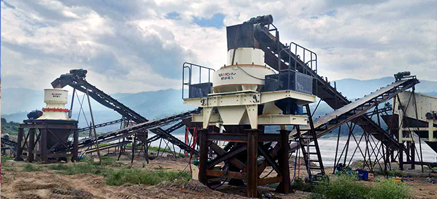 Sand making plant