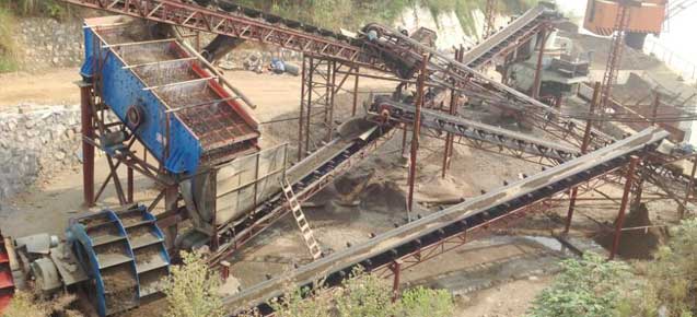 sand crusher plant