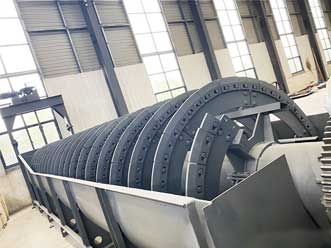 spiral sand washing machine