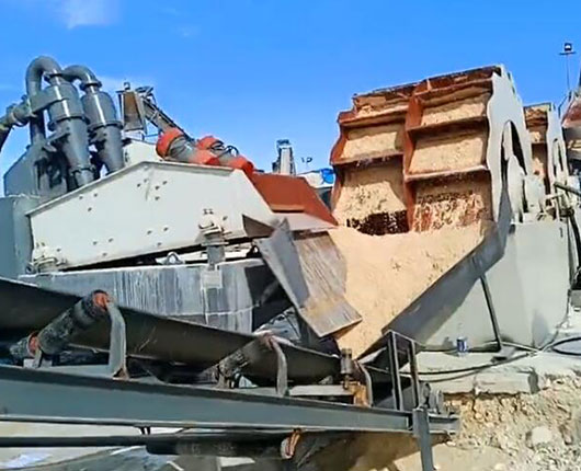 river sand washing machine