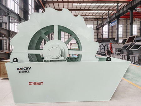 wheel sand washer