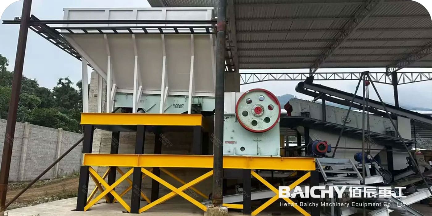150t/h Gold Copper Ore Crusher plant In South America