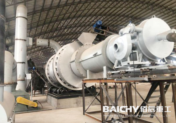 Three cylinder rotary dryer for drying sand in South Africa