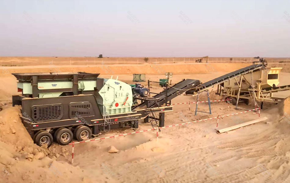 200tph Mobile Impact Crusher in Saudi Arabia​