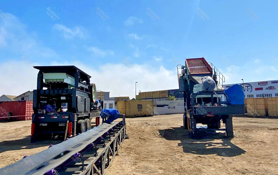 150tph Mobile Stone Crusher Plant In Namibia