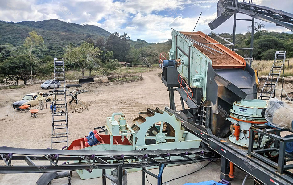 150 tph Mobile Basalt Crusher Plant in Honduras​