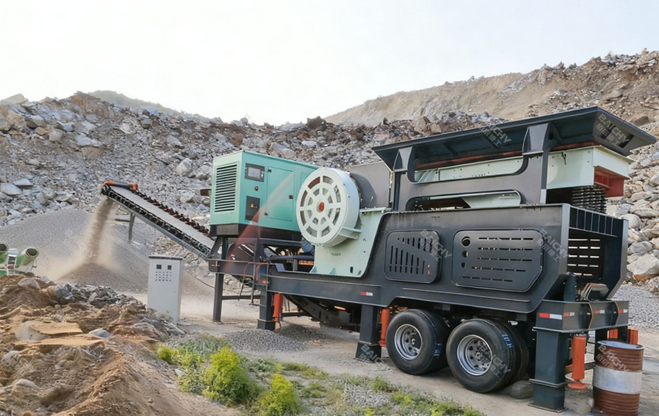 150 TPH Mobile Concrete Crusher in Neimenggu