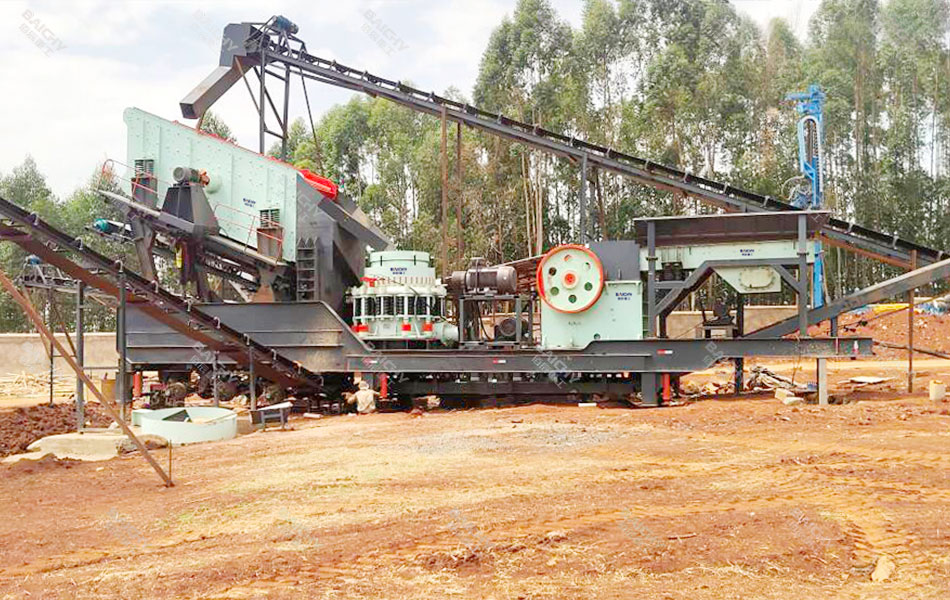 Combined Type Mobile Limestone Crusher Plant in Ethiopia​