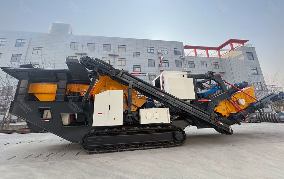 Crawler Mobile Impact Crusher for Basalt in Russia