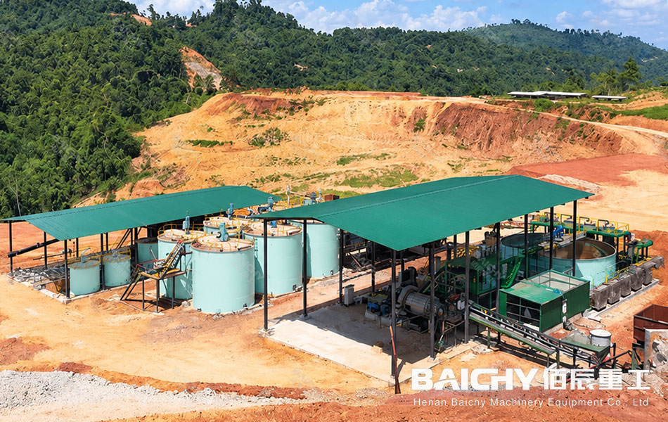 Small Scale CIP Gold Processing Plant in Philippines