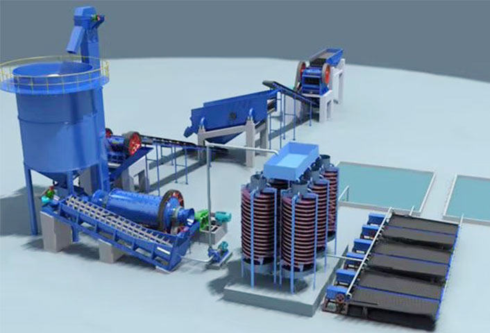 gold gravity processing plant