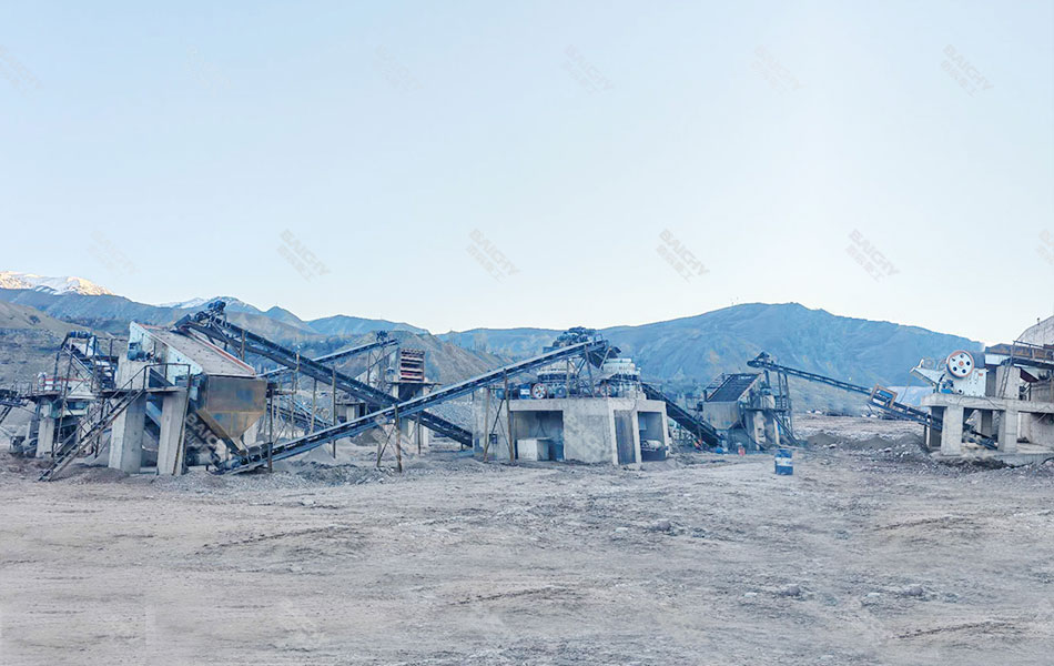 350t/h River Stone Crusher Plant in Tajikistan