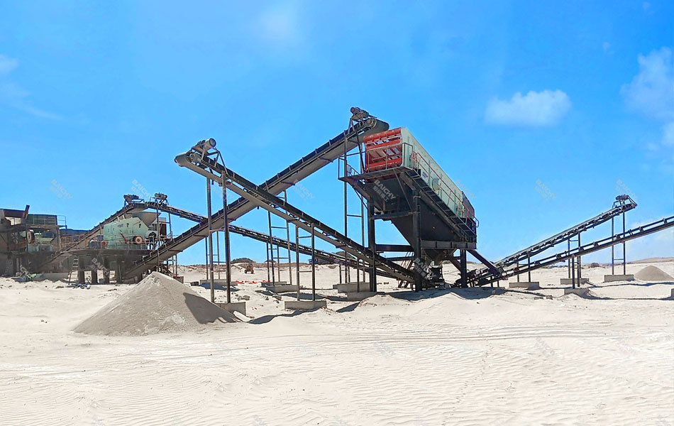 150t/h Sandstone Crusher Plant in Somalia