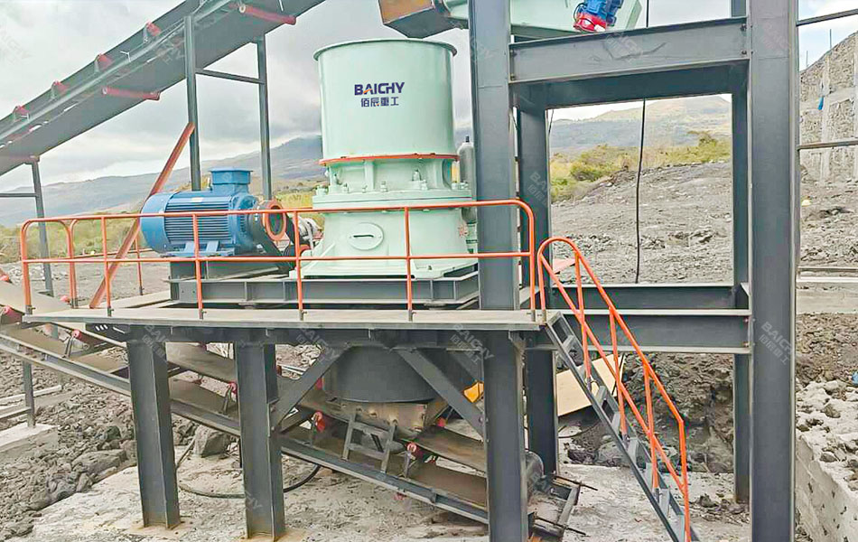 150t/h Granite Crusher and Sand Making Plant in East Africa