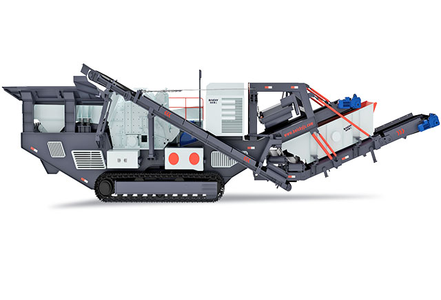 Tracked impact crusher