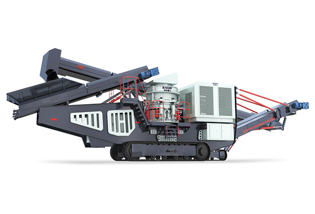 Tracked cone crusher