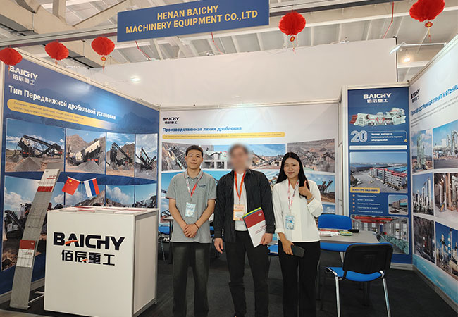 Baichy attends mining Exhibition in Russia