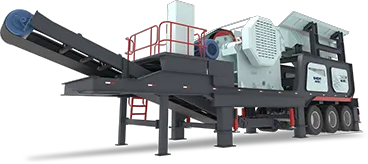 Tyre Mobile Jaw Crusher Plant